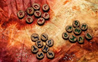 Das alte Futhark Runen Alphabet