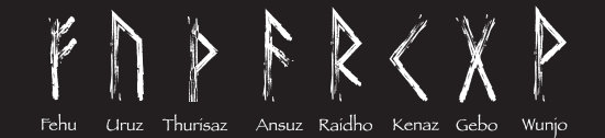futhark-freyrs-aett Freyrs Aett Futhark Runen 24er