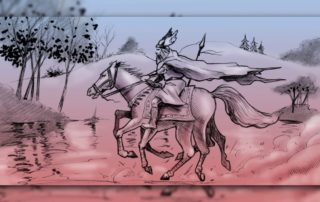 Odin mit Sleipnir - Rauhnächte