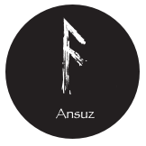 Rune-Ansuz Rune Ansuz - Odins Rune Götter