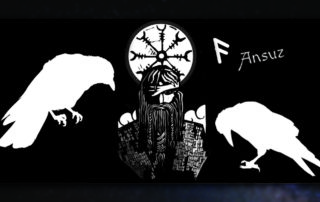 Rune Ansuz und Odin