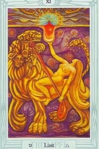 Die Lust - Tarotkarte