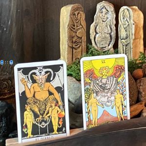 Teufel die Liebenden - Waite Tarot