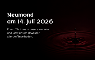 Neumond am 14. Juli 2026